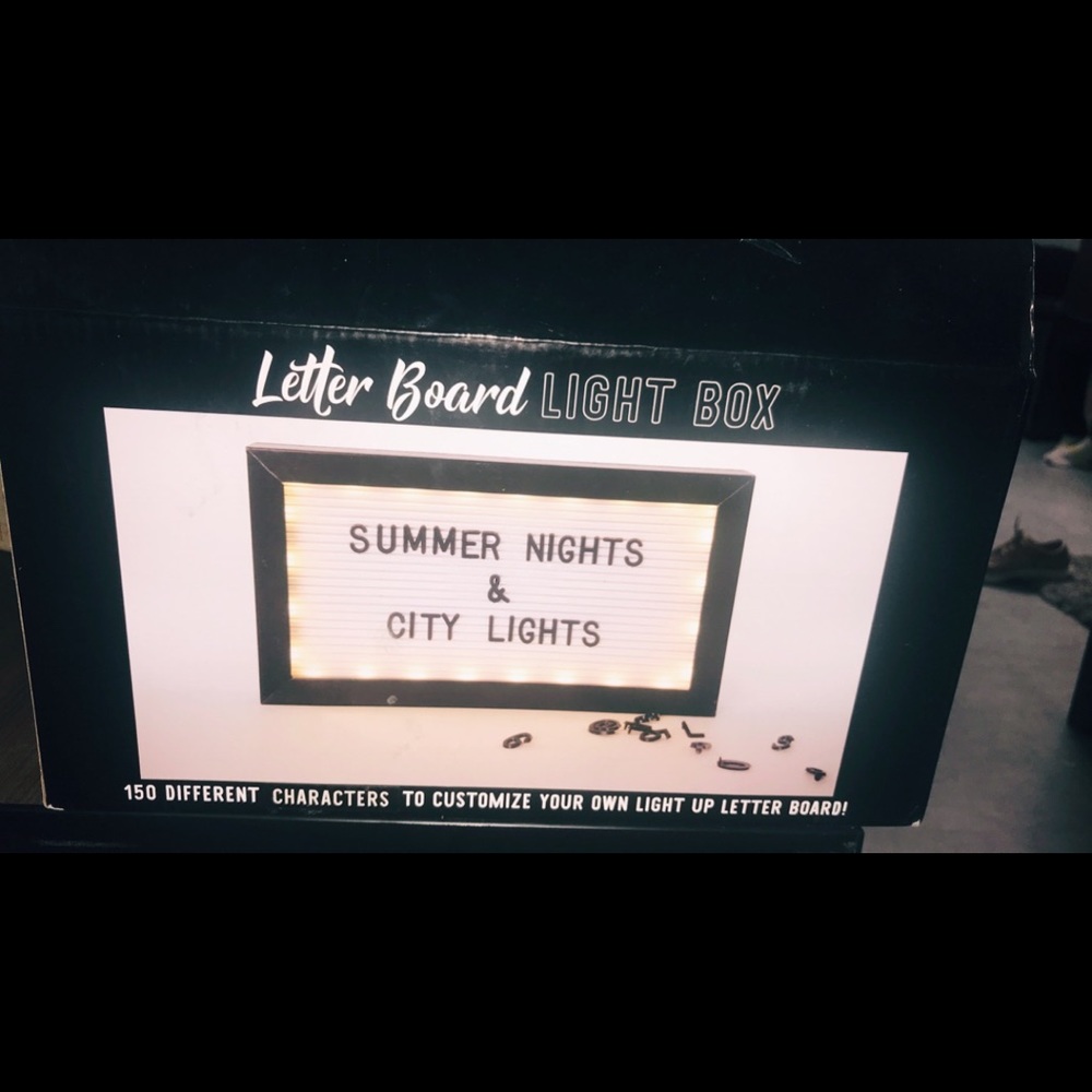 brand new letterboard